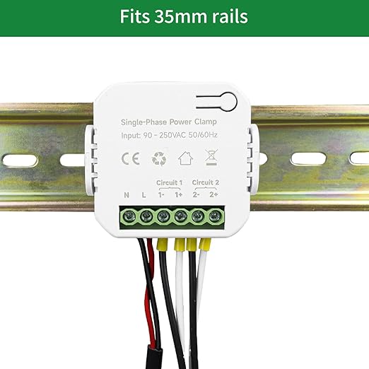 Smart Energy Monitor with 2PCS 120A CT Clamps Home Electricity Usage Meter - Image 7