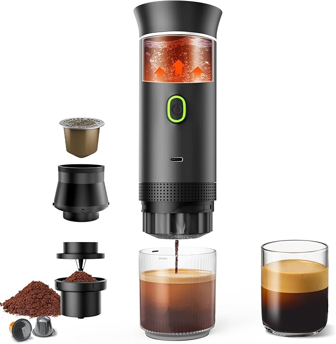 Portable Battery Espresso Coffee Maker by Zordin