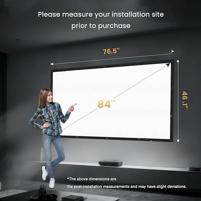 2025 Upgraded Portable Projector Screen - Image 6