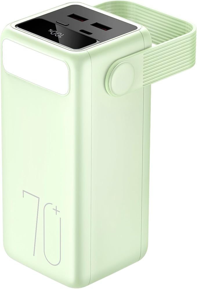 Portable Charger Power Bank 70000mAh, 22.5W Fast Charging USB C Battery Pack by Unknown