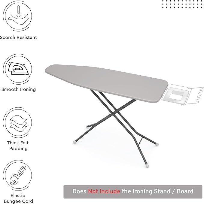 Encasa Homes Replacement Ironing Board Cover - Image 2