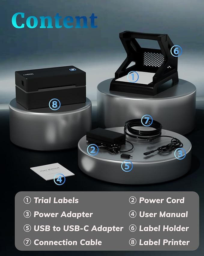 Labeer Bluetooth Thermal Shipping Label Printer, 4x6 Wireless Shipping Label - Image 8