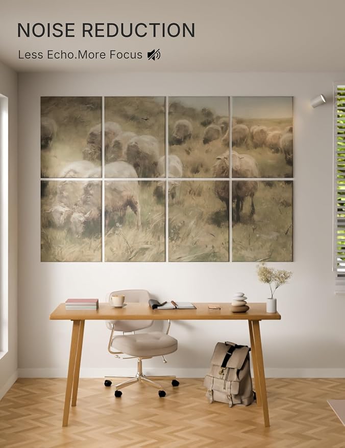 Wall Art Acoustic Panels, Decorative Sound Absorbing Panels - Image 2