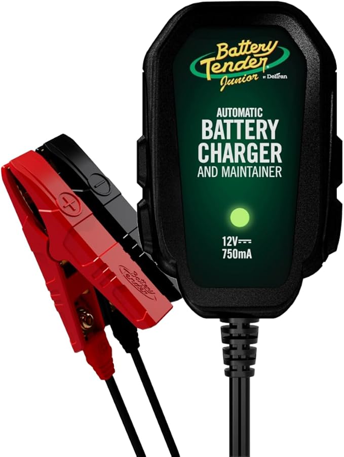 Battery Tender Junior 12V, 750mA Charger and Maintainer: Automatic 12V by BatteryTender