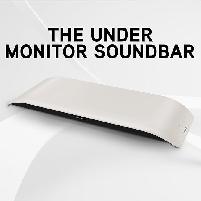 BlueAnt Soundblade Under-Monitor Soundbar, 120W 2.1 Channel Desktop Speaker - Image 3