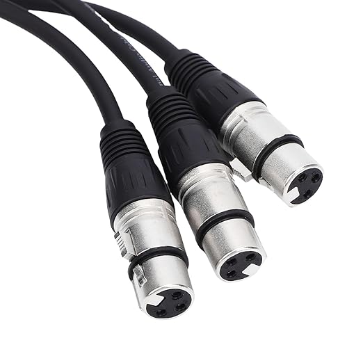 Estink XLR Splitter Cable 3 Pin Male to 3 Female Y Splitter - Image 7