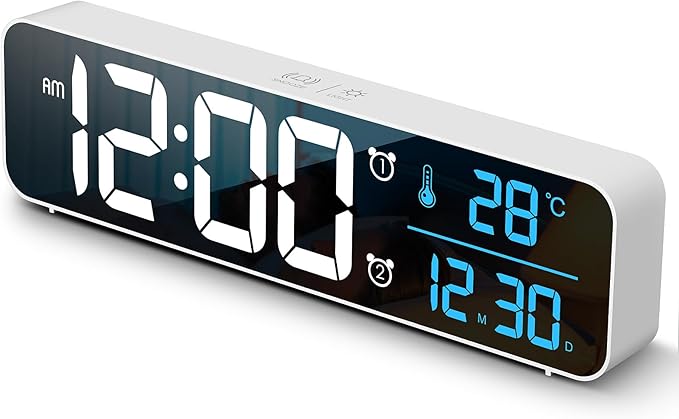 Hournor Digital Clock for Bedroom, Digital Wall Clock for Living Room Decor by HournorDigitalClock