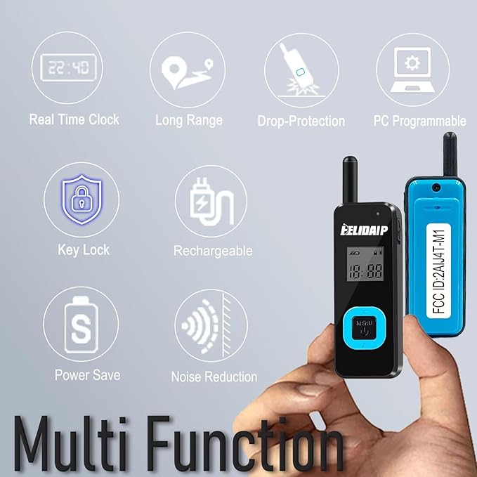 ELIDAIP T-M1 Super Mini Walkie Talkies - Image 4