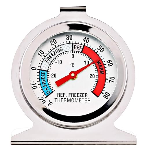 4 Pack Refrigerator Freezer Thermometer Large Dial Analog Thermometer - Image 3