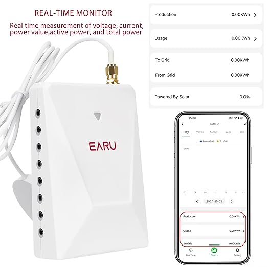 Smart Home Energy Monitor with 16 50A and 3-300A Circuit Level Sensors - Image 5