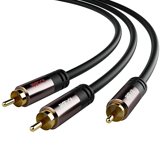 Kxable RCA Y-Adapter Splitter Cable 15 Feet, 1 RCA Male to 2 RCA Male Stereo - Image 6