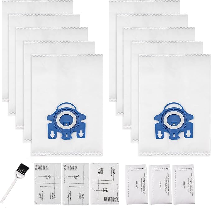 Improvedhand 10 Packs 3D Airclean Bags Replacement by Improvedhand