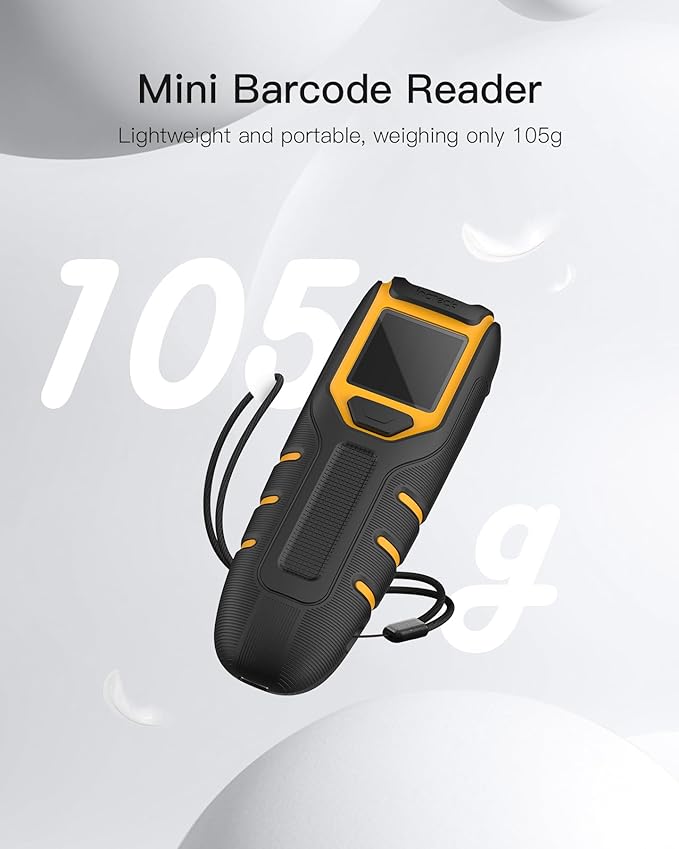 Inateck Barcode Scanner Wireless, Portable Bluetooth Barcode Scanner - Image 5