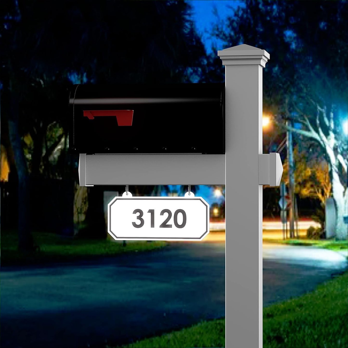 4Ever Products Fitzgerald Mailbox (Large) | Complete mailbox system includes personalized address plate. Available in large or standard size.