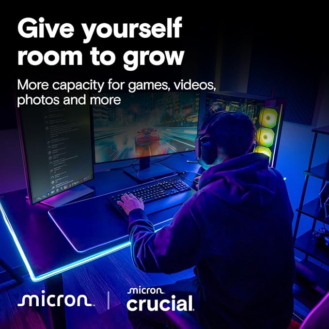 Crucial T710 PCIe Gen5 NVMe 1TB SSD, 900 MB/s, Laptop & Desktop Compatible - Image 5