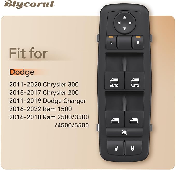 Blycorul Master Power Window Switch Driver Side Replacement - Image 2