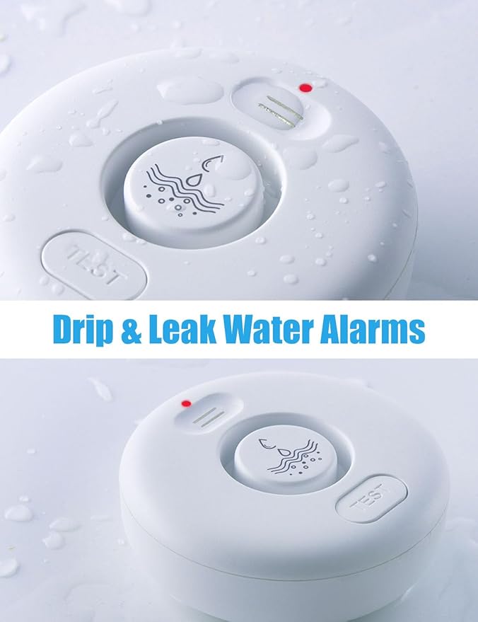 5 Pack Water Leak Alarm Detector, 120dB Loud Alert Water Sensor, IP66 Waterproof - Image 2