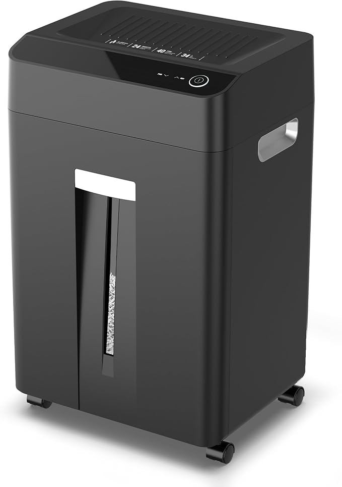 24-Sheet Cross Cut P-4 Security Paper Shredder by LockworthdedicatedtoSafe