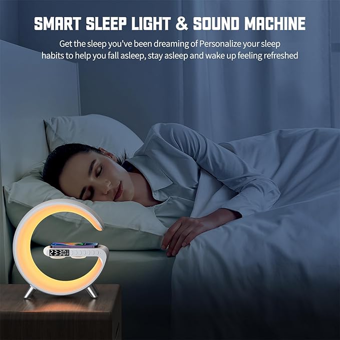 Smart LED Table Lamp, 5-in-1 Night Light Fast Wireless Charging Station - Image 9