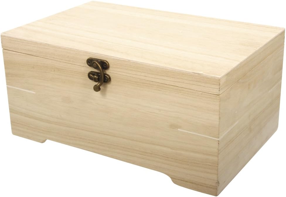 rayher wooden casket with inset, 2 parts, 28x18x13,5cm, main product view