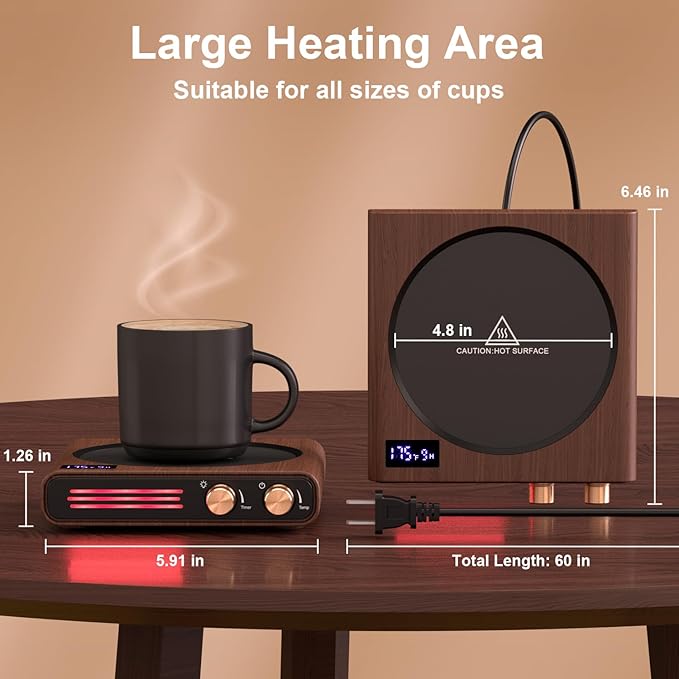 Mug Warmer, CEROBEAR 50W Coffee Cup Warmer - Image 5