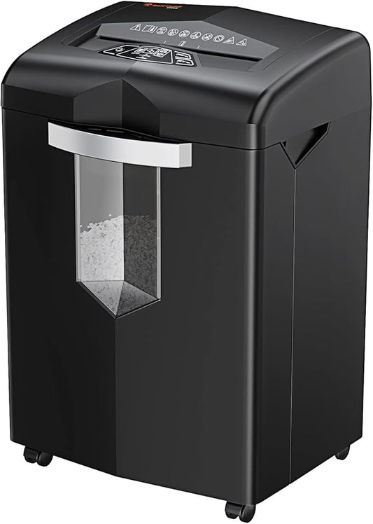 Bonsaii Heavy Duty Paper Shredder, 20 Sheet 40 Mins Large Office Crosscut by bonsaii