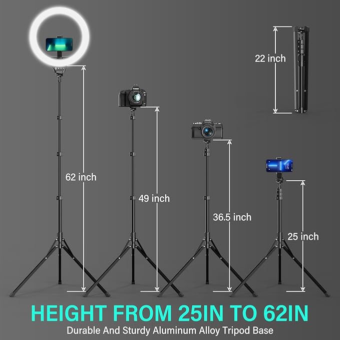 UBeesize 14'' Foldable Ring Light - Image 6