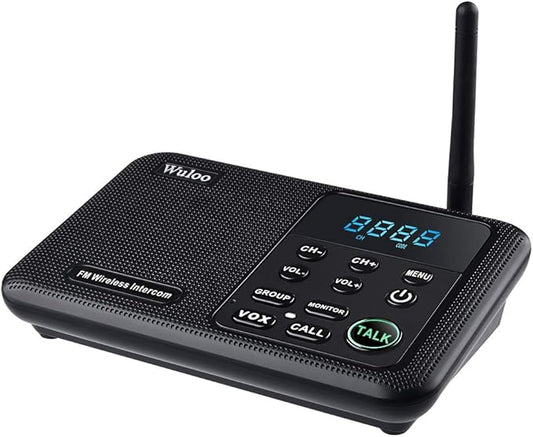 Expandable for Wuloo Intercoms Wireless for Home WL888, 1 Mile Range 22 Channel by Wuloo