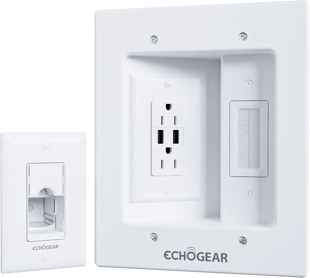 ECHOGEAR TV Cord Hider for Wall Mounted TV