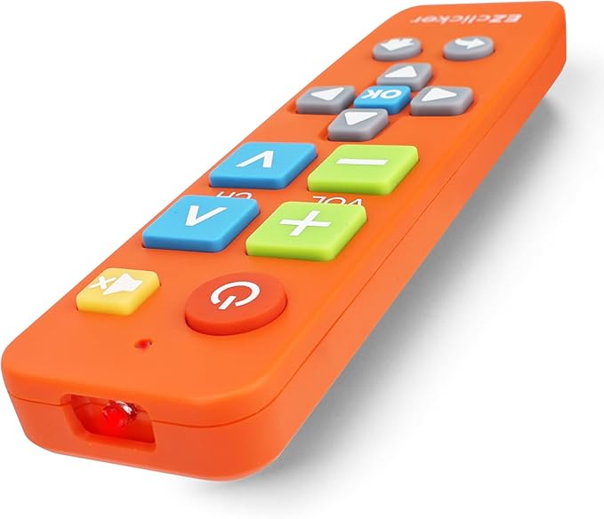 EZclicker Big Button Universal TV Remote Simple Easy to Use, Works - Image 9