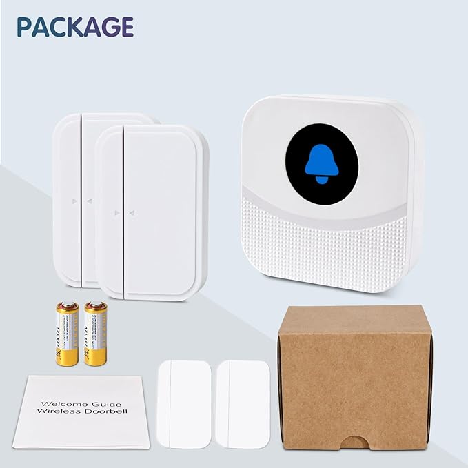 KOOSTONE Wireless Door Chime & Window Sensor Alarm - 600Ft Long Range Door - Image 9