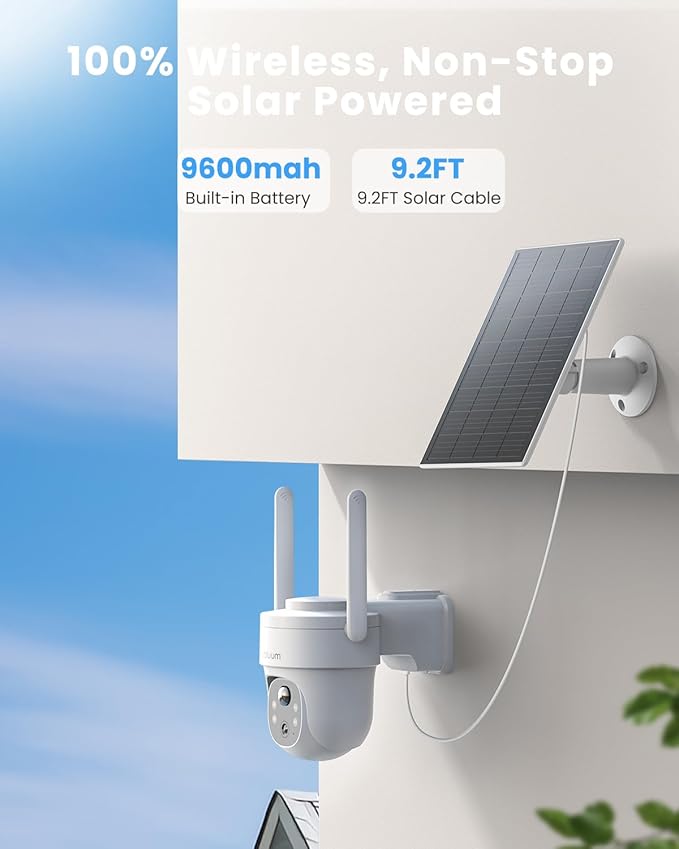 Rebluum Security Camera Outdoor Wireless, 3K/5MP Solar Camera Outdoor Wireless - Image 4
