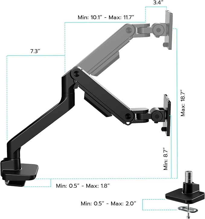 ARES WING Ultrawide Monitor Arm - Image 8