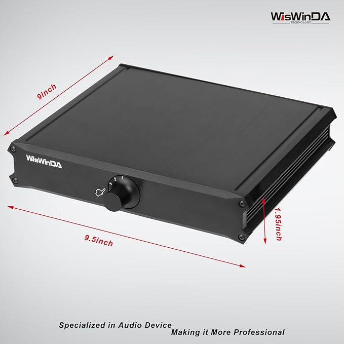 4-in 1-Out Pro RCA Audio Switch Box Audio Converter 4 Channels 1-in 4-Out HiFi - Image 7