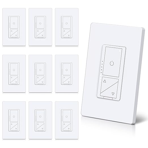 BESTTEN 10 Pack Super Slim Digital Dimmer by BESTTEN