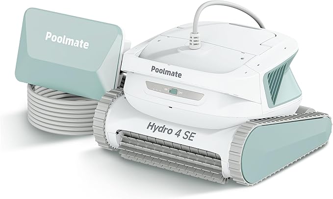 Hydro 4SE Robotic Pool Cleaner, S-Shaped Path/Auto Wall/Waterline Cleaning - Image 7