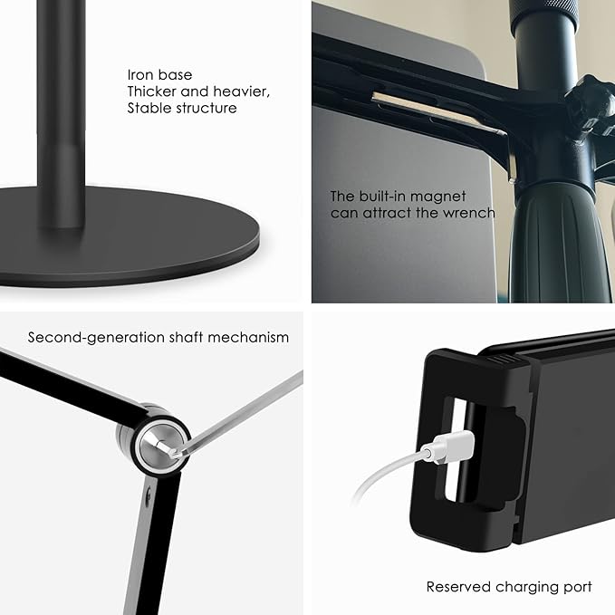 viozon 3-in-1 Selfie Desktop Live Stand, Height Adjustable/Overhead, Compatible - Image 6
