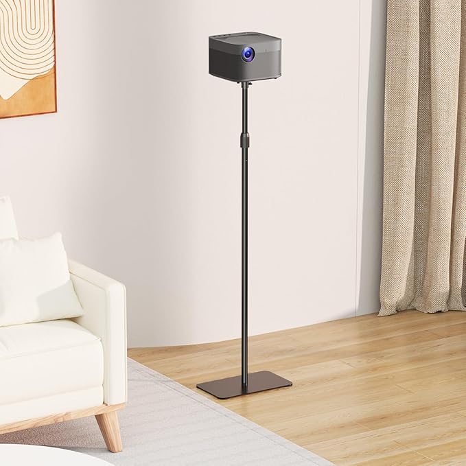 suptek Exdentable 63.9" Projector Stand 360°Swivel, Height Adjustable - Image 3