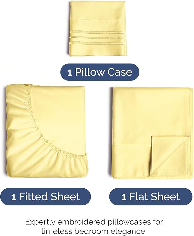 Twin XL Size 3 Piece Sheet Set - Image 2