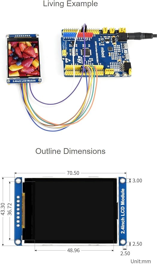 waveshare 2.4inch LCD Display Module - Image 5