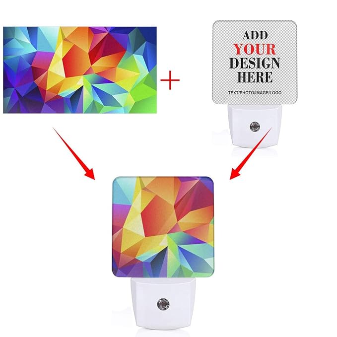 COWDIY Custom Plug in Night Lights, Personalized Your Own Photo on LED Lamps - Image 2