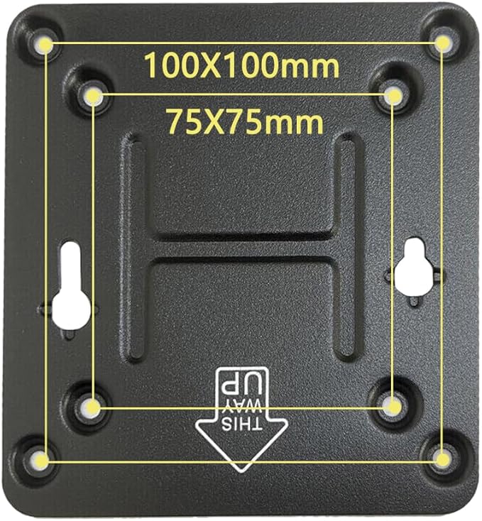 GinTai for Intel NUC Vesa Adapter Mount Bracket to Attach NUC Mini PC Computer - Image 2