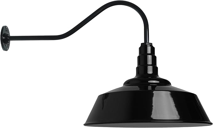 Steel Lighting Co. Large Outdoor Barn Light | Gooseneck Light Fixture | Made in by SteelLightingCo