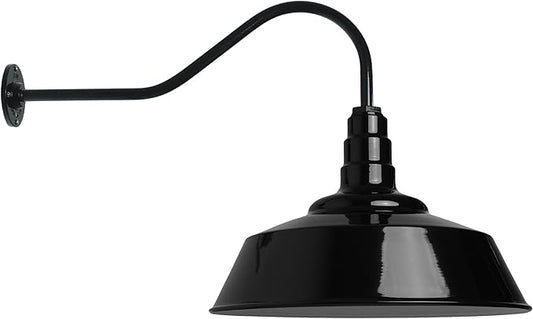 Steel Lighting Co. Large Outdoor Barn Light | Gooseneck Light Fixture | Made in by SteelLightingCo