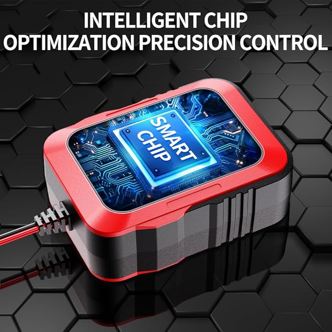 1.5A 6V/12V Smart Battery Charger – Automatic Maintainer, Trickle Charger & - Image 2