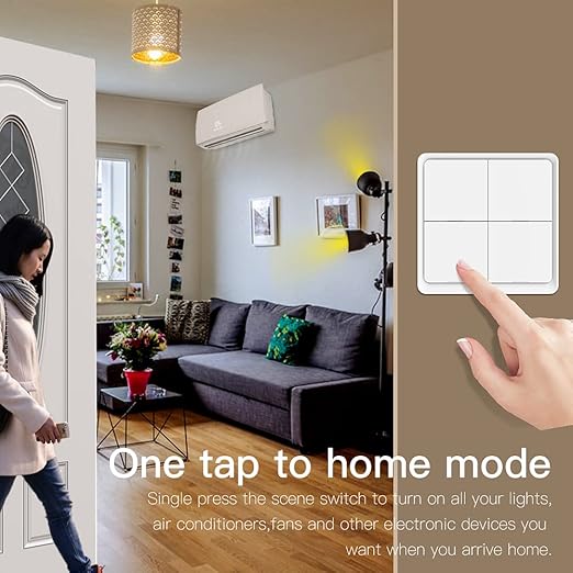 ZigBee Wireless Remote Control Smart Switch Wall Panel Transmitter, Requires - Image 5