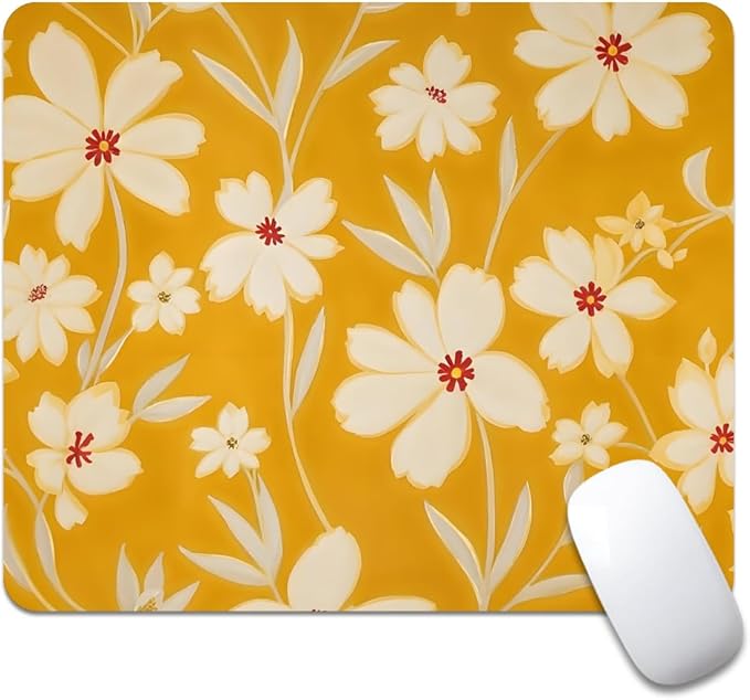 Sunday Market Square Mouse pad, Waterproof, Anti Slip Rubber Base, Computer by Goodsprout