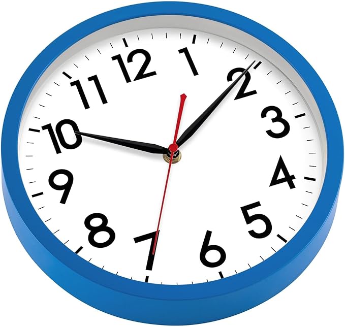 AKCISOT 12 Inch Wall Clock Silent Non Ticking Modern Wall Clocks Battery - Image 9