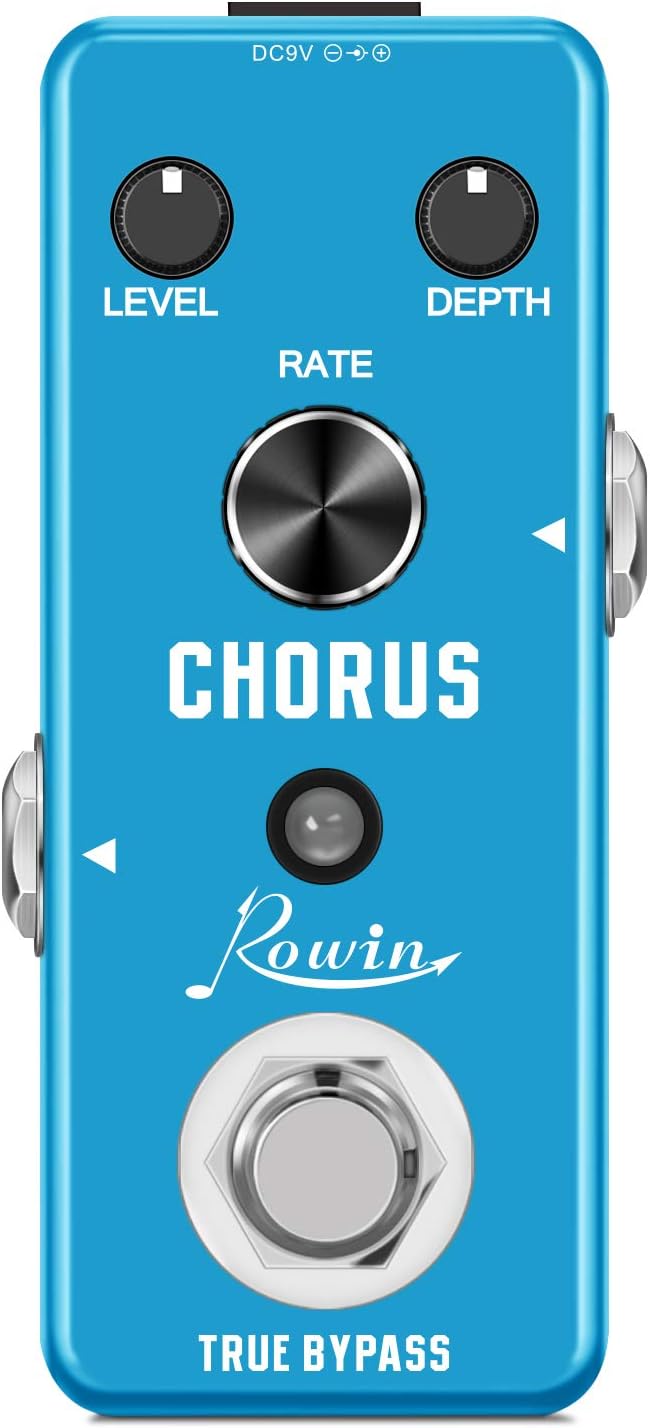 Rowin Analog Chorus Pedal for Electric Guitar Bass True Bypass LE-304 by Rowin