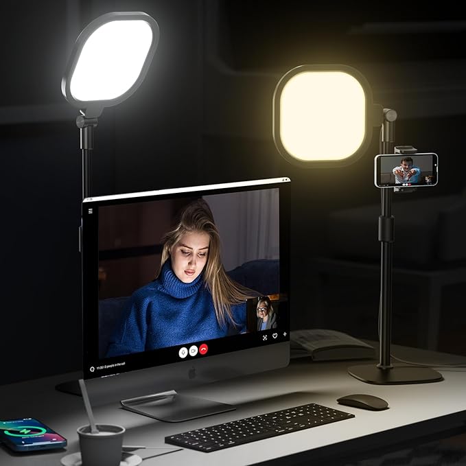 Video Conference Lighting for Zoom Meeting, Ring Light for Desk - Image 9